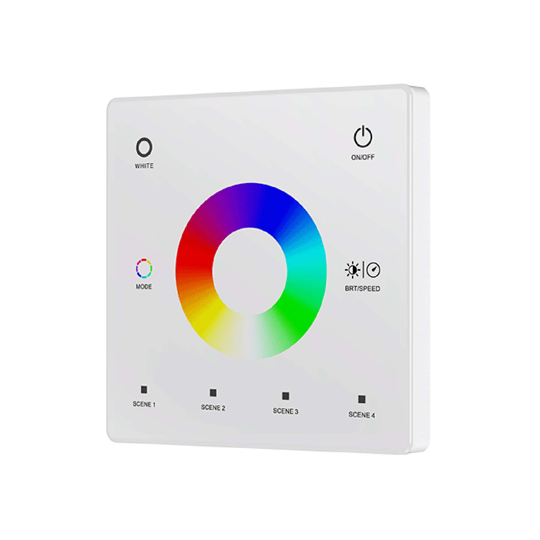 G.W.S. LED LED 100-240V AC RGB/RGBW Controller S3 + 1 Zone Panel Remote Control 1*CR2032 Battery TW4