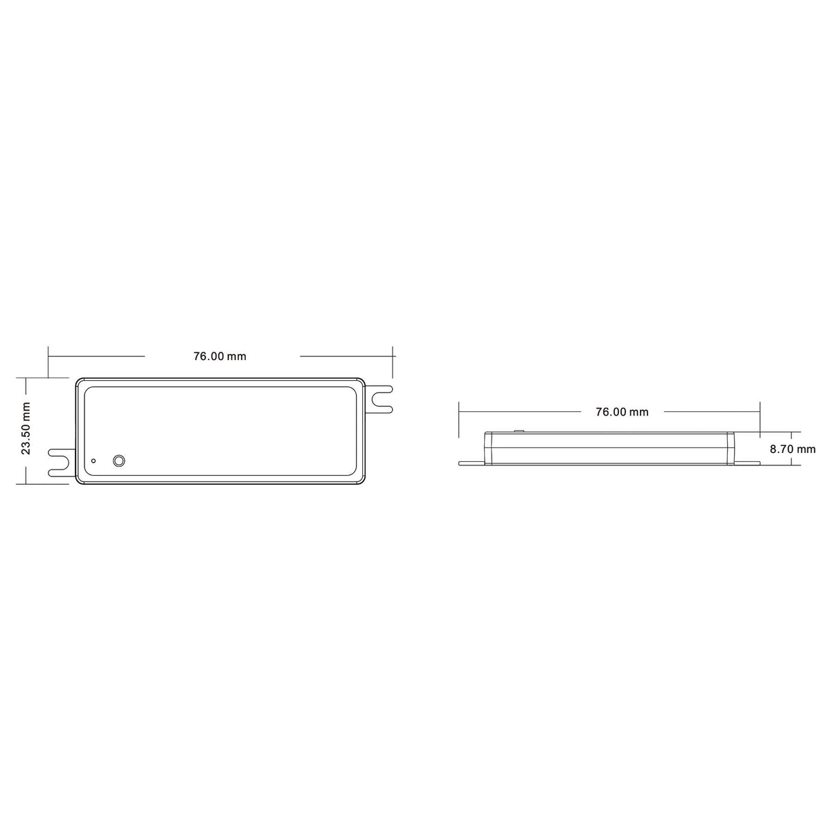 G.W.S. LED LED 12-24V DC Dimming Controller 1CH*5A 2.4GHz RF V1-M