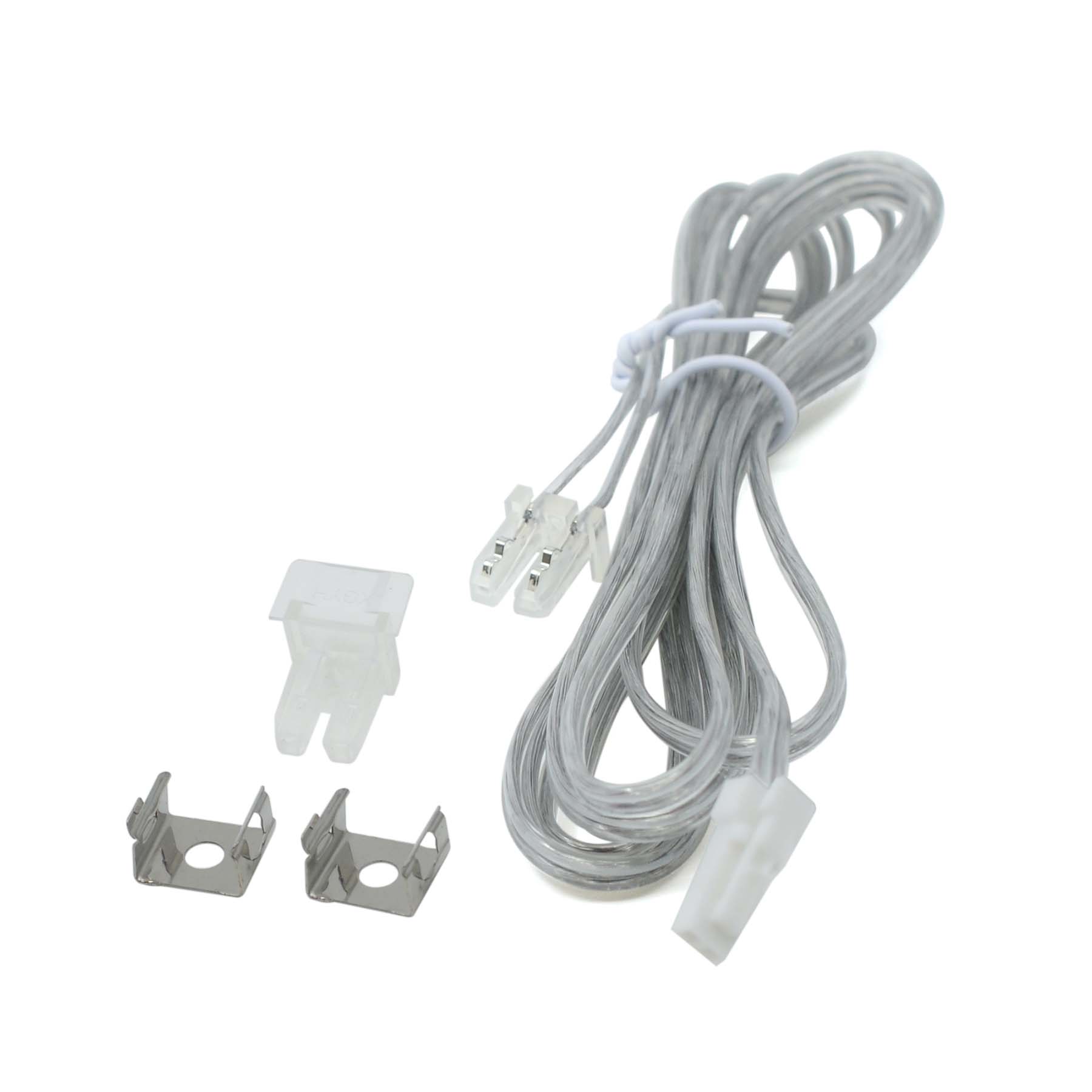 G.W.S. LED Q - 45° Diagonal Plug Set For LED Aluminium Profile Light