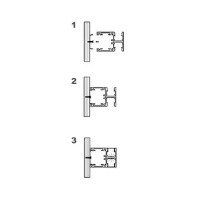 G.W.S. LED Stair / Floor LED Aluminium Profile 36x26.1mm (231-M3626)