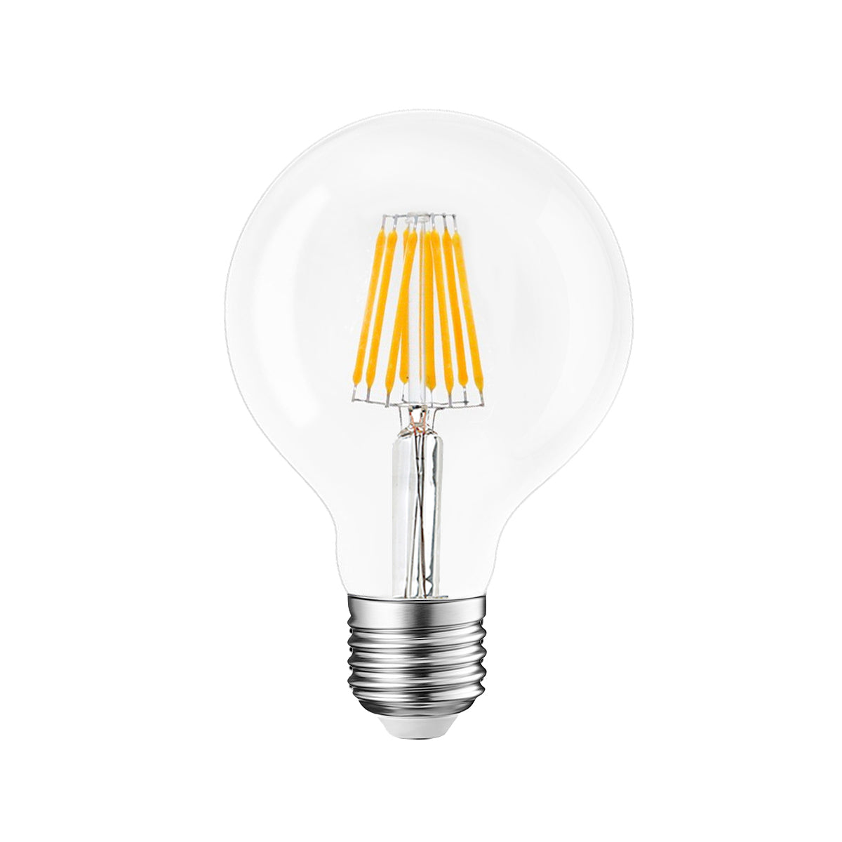 G.W.S LED Wholesale Filament LED Bulbs G80 Vintage Style Dimmable E27 8W LED Filament Globe Light Bulb