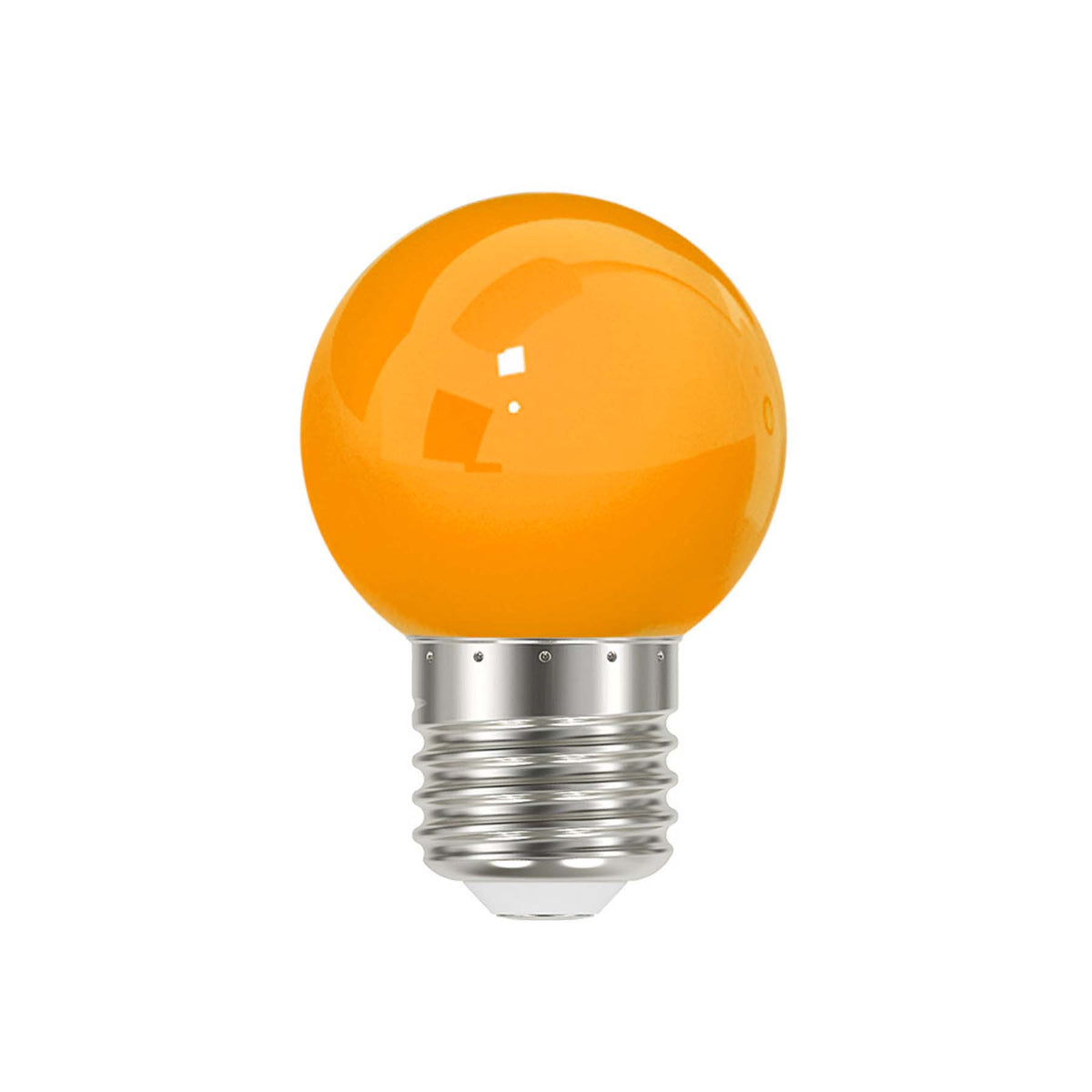 G.W.S LED Wholesale LED Bulbs 3W / Orange / 5 3W E27 Bayonet Festoon LED Coloured Bulb Orange