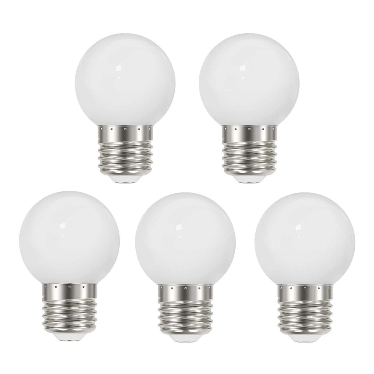 G.W.S LED Wholesale LED Bulbs 3W / White / 5 3W E27 Bayonet Festoon LED Coloured Bulb White