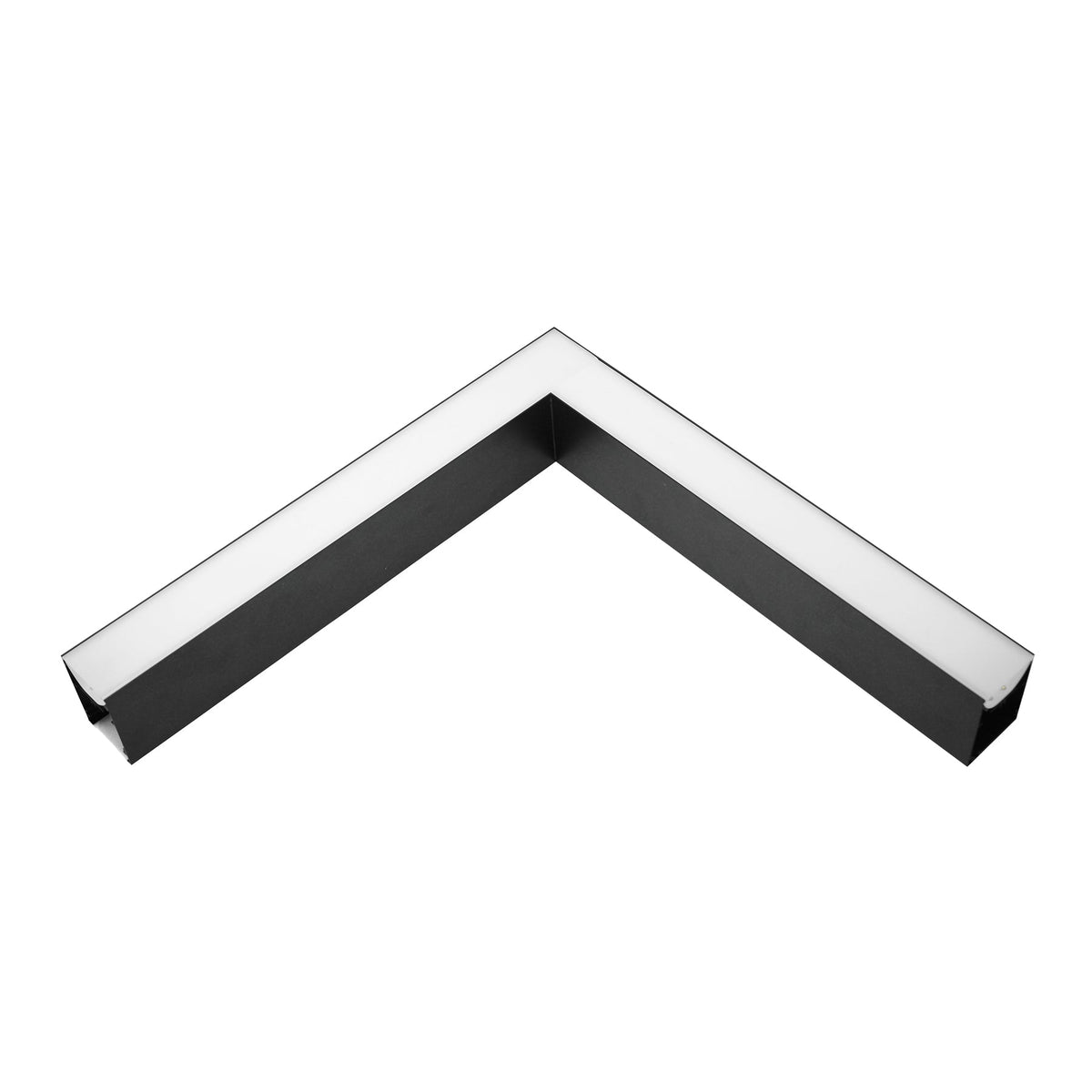 G.W.S LED Wholesale LED Linear Lights Black / 3CCT (3000K+4000K+6000K) / No LED Linear Light 90° L Shape Connector Module