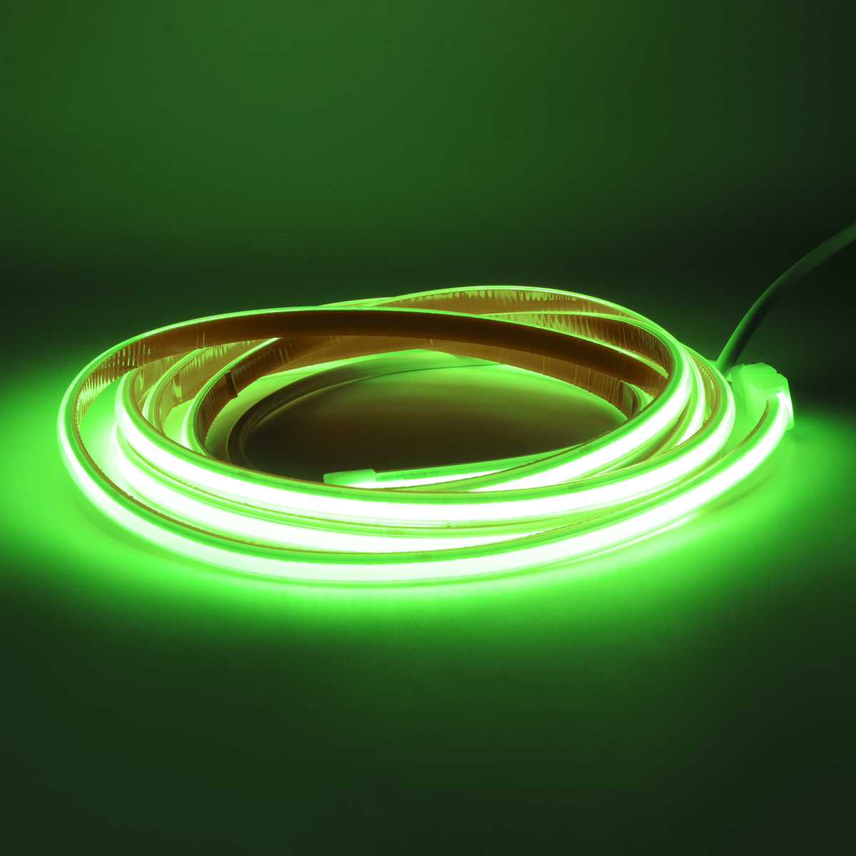 G.W.S LED Wholesale Ltd. LED Strip Lights 1M / Green Plug & Play LED COB AC Strip Light, Seamless, IP65, 220V-240V, 10mm Wide, 10cm/Cut