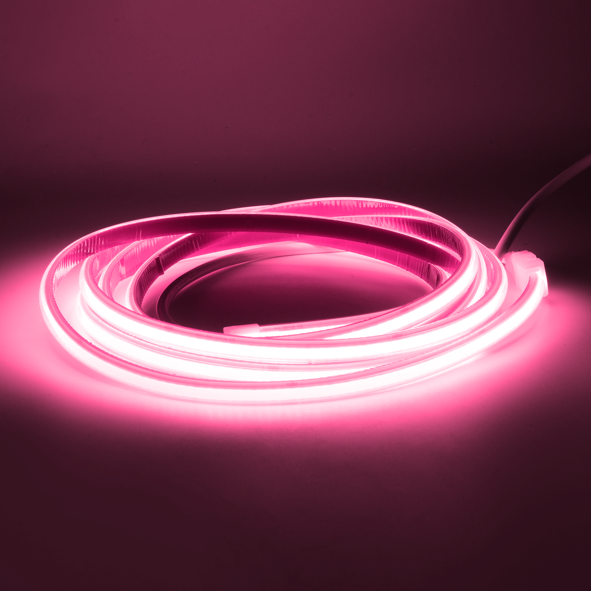 G.W.S LED Wholesale Ltd. LED Strip Lights 1M / Pink Plug & Play LED COB AC Strip Light, Seamless, IP65, 220V-240V, 10mm Wide, 10cm/Cut