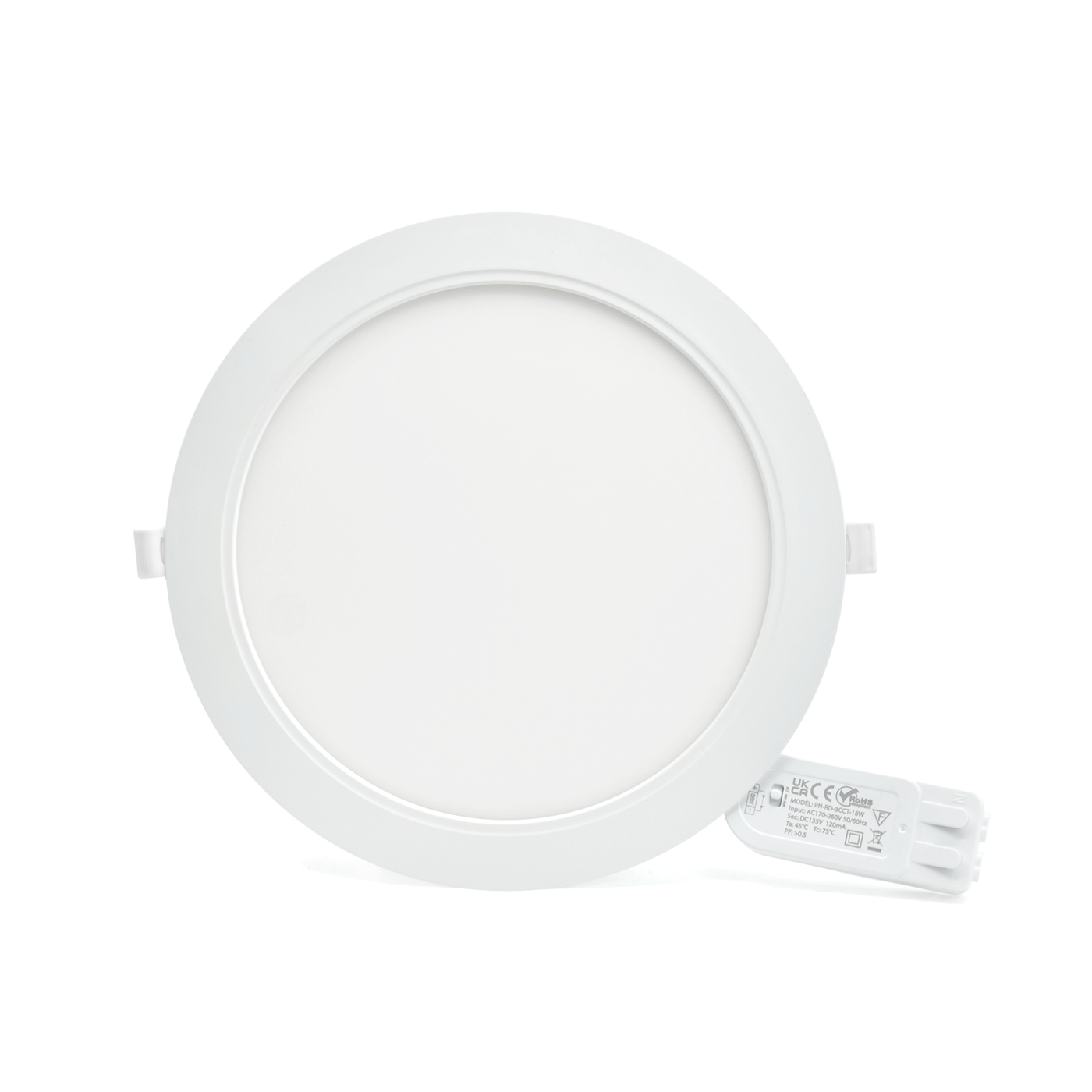 G.W.S LED Wholesale Recessed LED Panel Lights LED Slim Panel Light Round Recessed 3CCT IP54