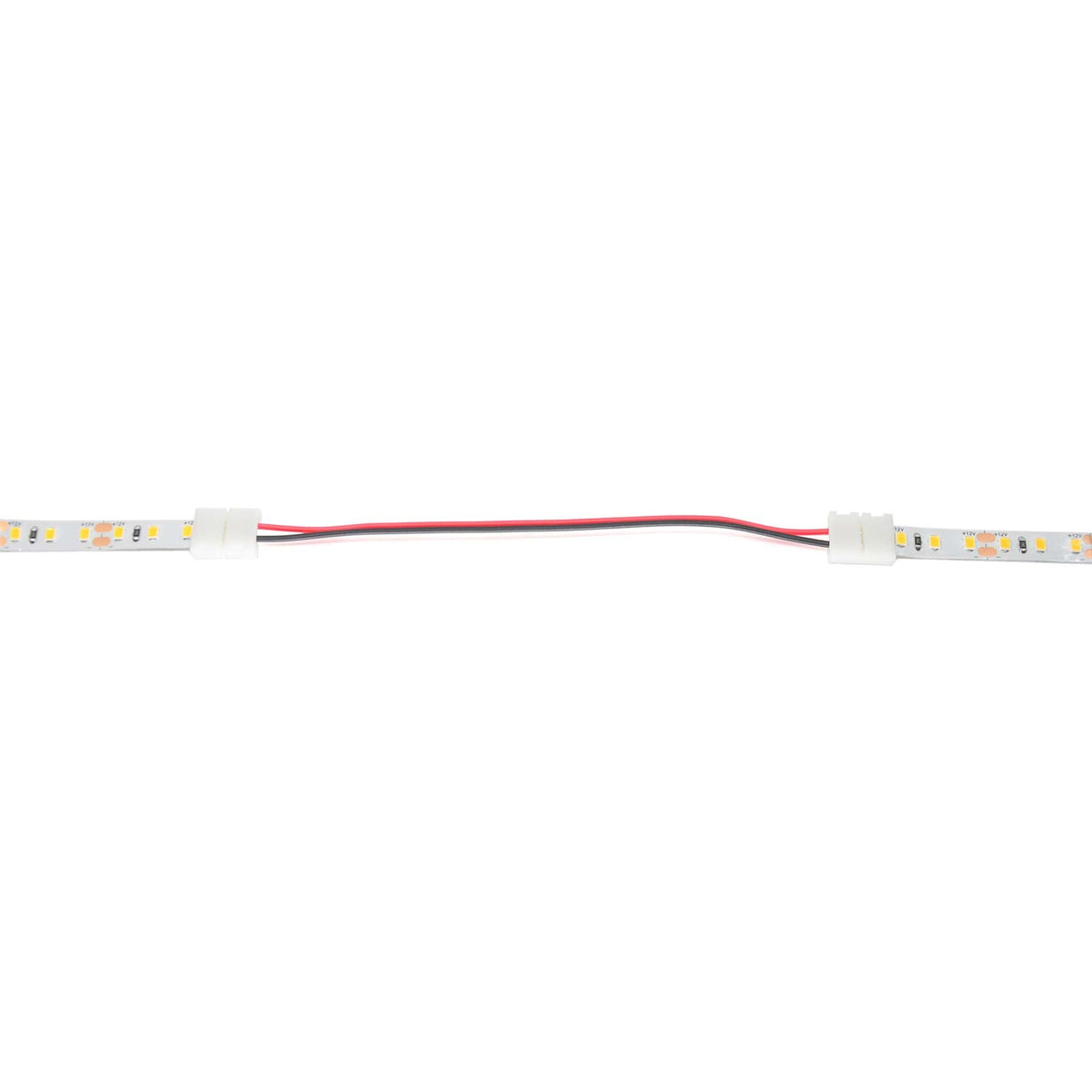 G.W.S LED Wholesale Strip Connectors 2 Pin 2 End Wire Cable For LED Single Colour Strip Lights