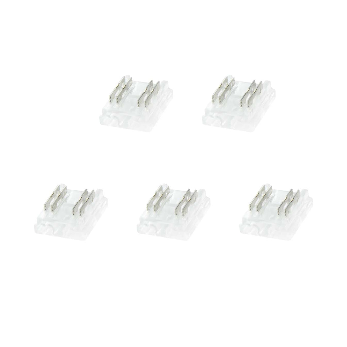 G.W.S LED Wholesale Strip Connectors 4 Pin RGB / 10mm / 5 4 Pin Strip to Wire Connector For RGB LED COB Strip Lights