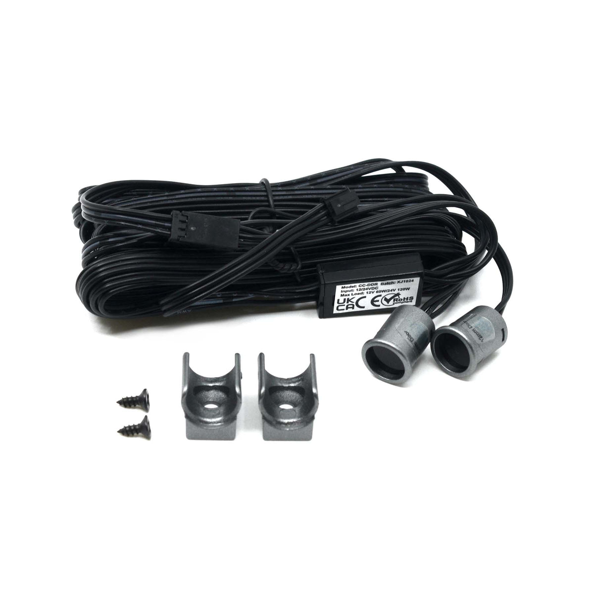 G.W.S. LED Wired / Double Door LED Cabinet Central Control Sensor Switch