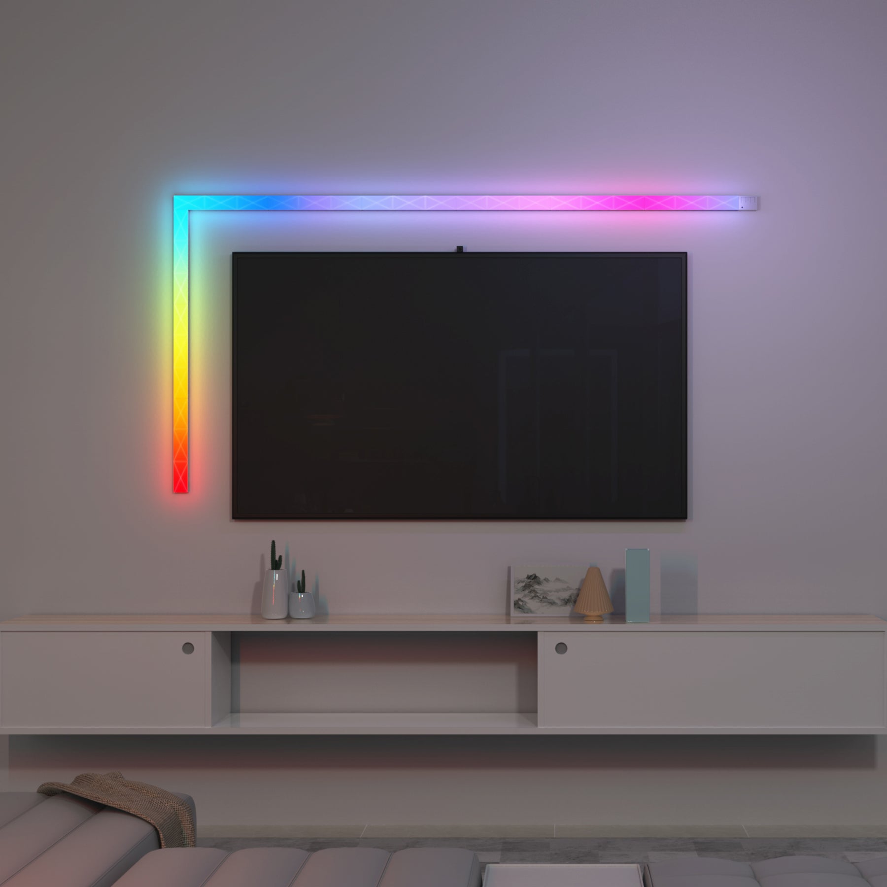 G.W.S. LED LED Ambient Wall Light Bar RGBIC Dream Colour