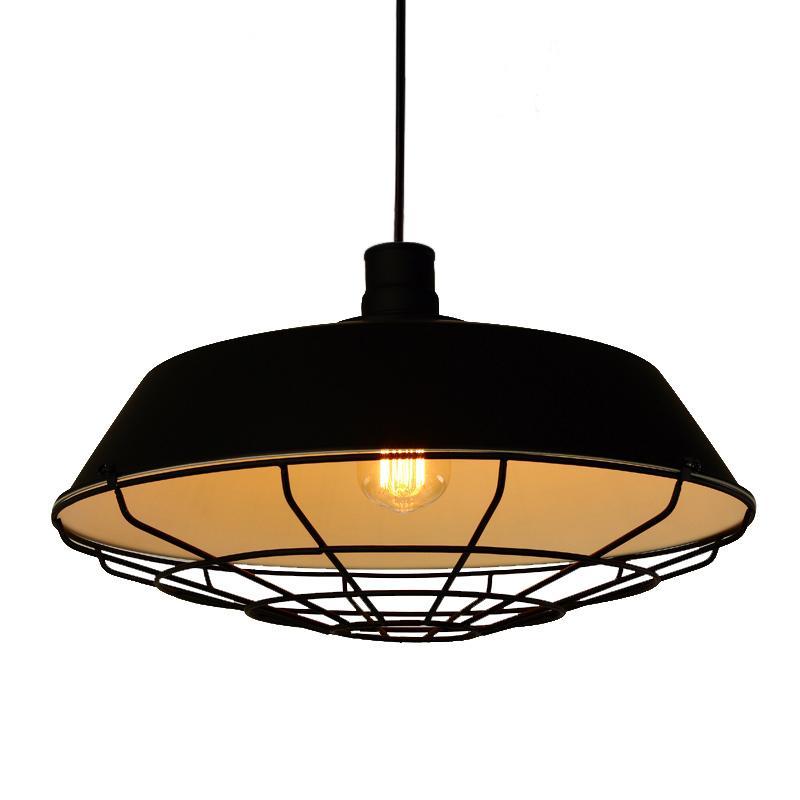 G.W.S LED Wholesale Black Cone Cage (PD-B6) Pendant Ceiling Light