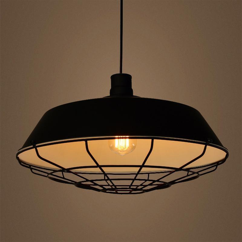 G.W.S LED Wholesale Black Cone Cage (PD-B6) Pendant Ceiling Light