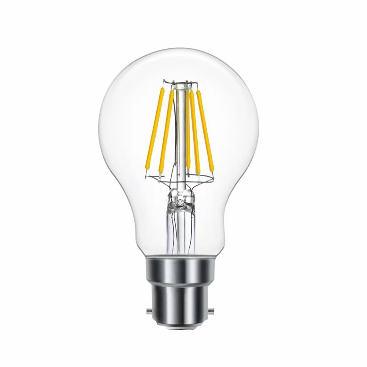 A60 Vintage Style Dimmable B22 8W LED Filament Globe GLS Light Bulb