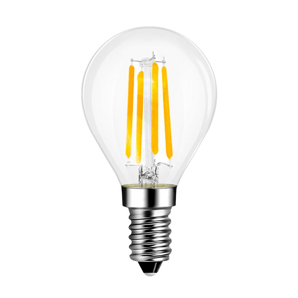 G.W.S LED Wholesale Filament LED Bulbs Vintage Style Dimmable E14 4W LED Filament Globe Light Bulb