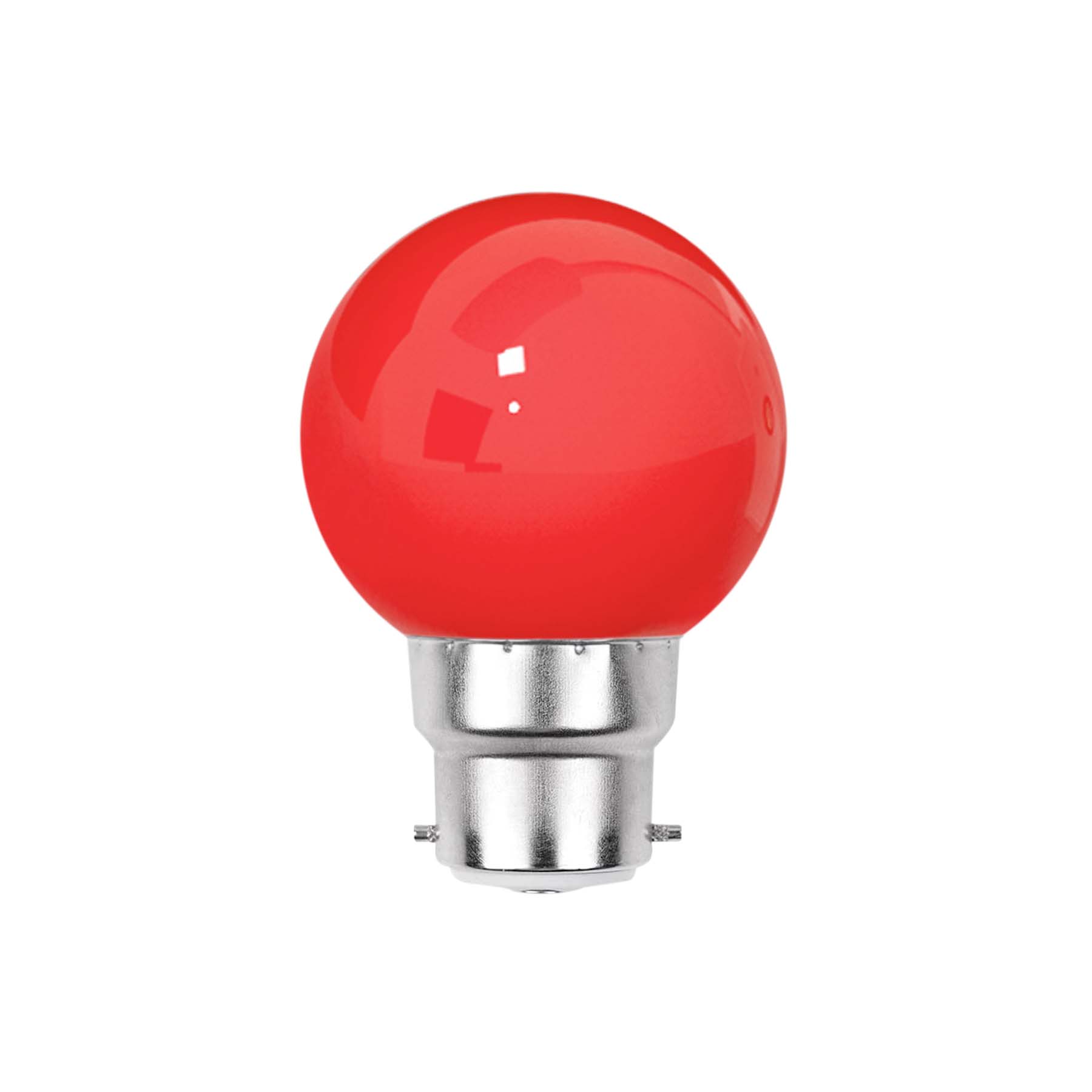 3W B22 Bayonet Festoon LED Coloured Bulb Red