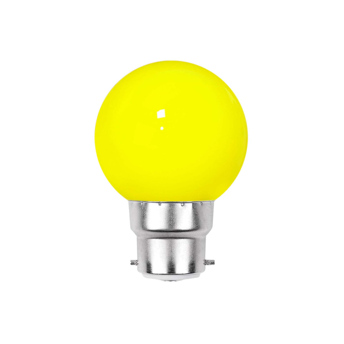 G.W.S LED Wholesale LED Bulbs B22 / Yellow / 5 3W B22 Bayonet LED Coloured Light Bulb Yellow