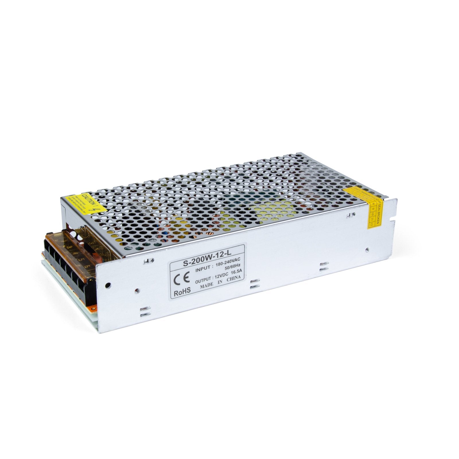 LED Power Supply Transformer DC 12V 200W 16.5A IP20