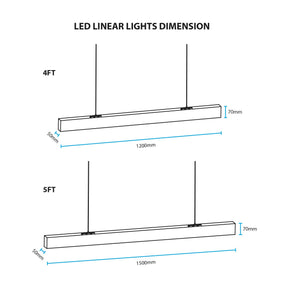 G.W.S LED Wholesale LED Linear Lights White LED Linear Light
