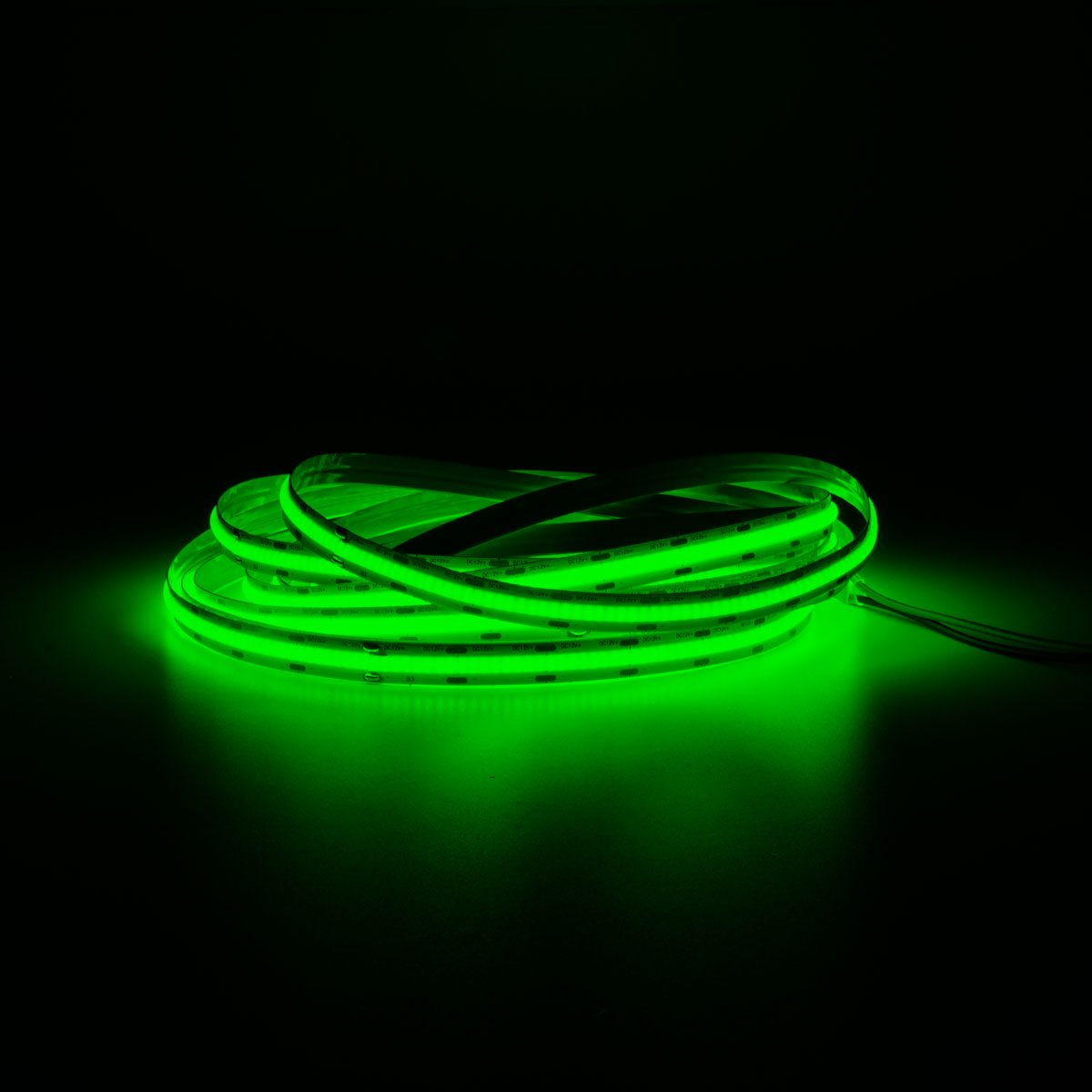 G.W.S LED Wholesale LED Strip Lights IP20 (Non-Waterproof) / Green / Strip Only 24V IP20 5 Meters COB LED Strip Light 384 LEDs/M