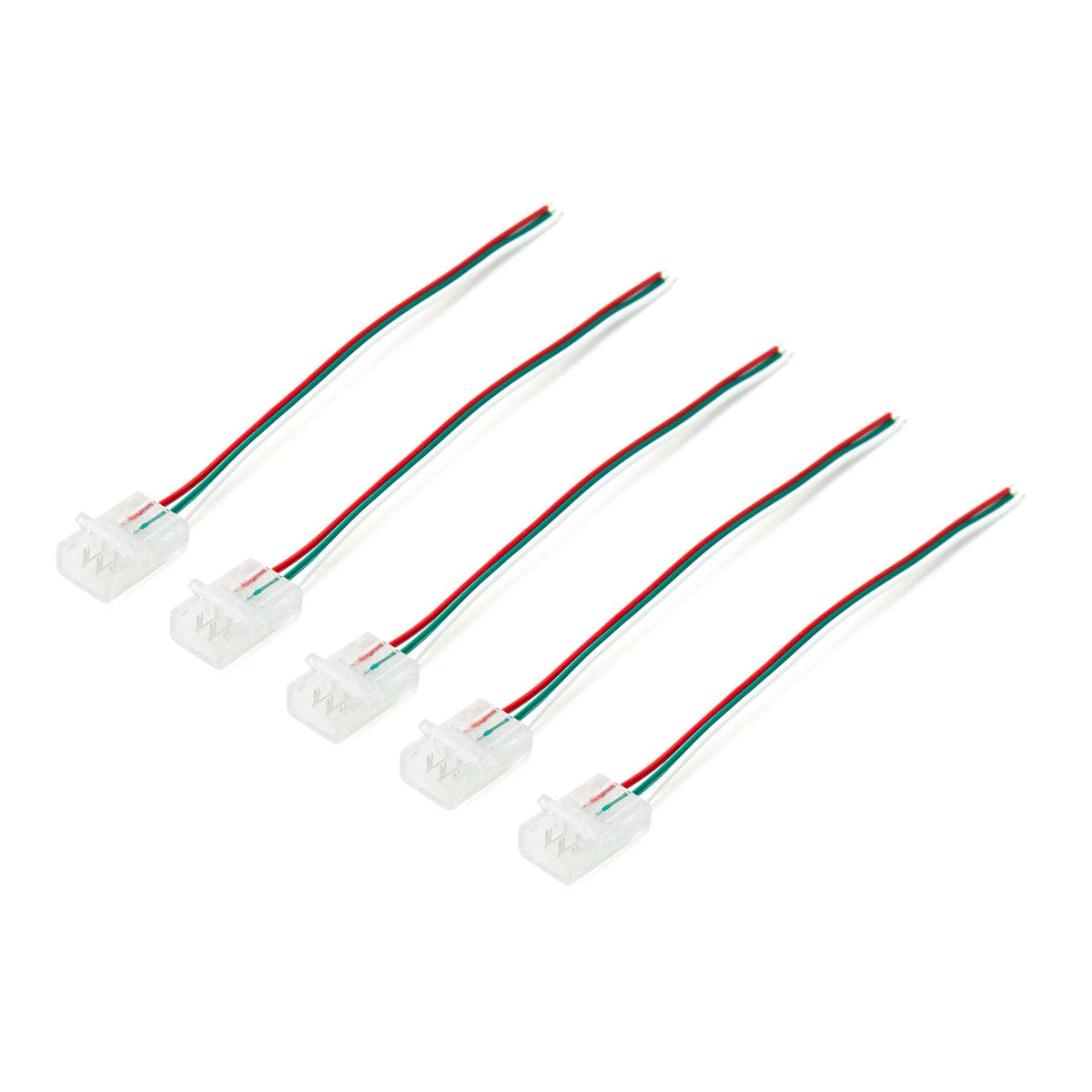 G.W.S LED Wholesale Strip Connectors 10mm / 5 3 Pin 1 End Wire Connector For Pixel LED Strip Lights