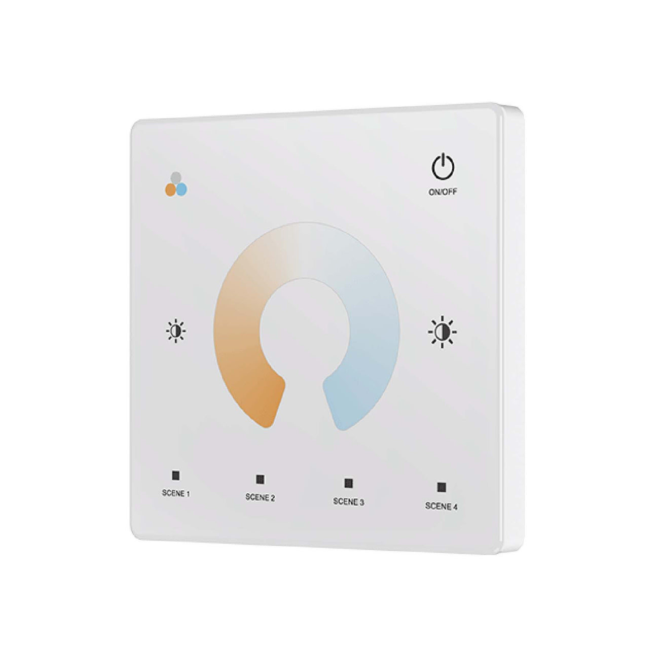 1 Zone CCT Touch Panel Remote Control 2.4GHz RF 1*CR2032 Battery TW2