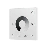 G.W.S. LED 1 Zone Wall Mounted Touch Wheel Panel Remote Control (CR2032 Battery) TW1