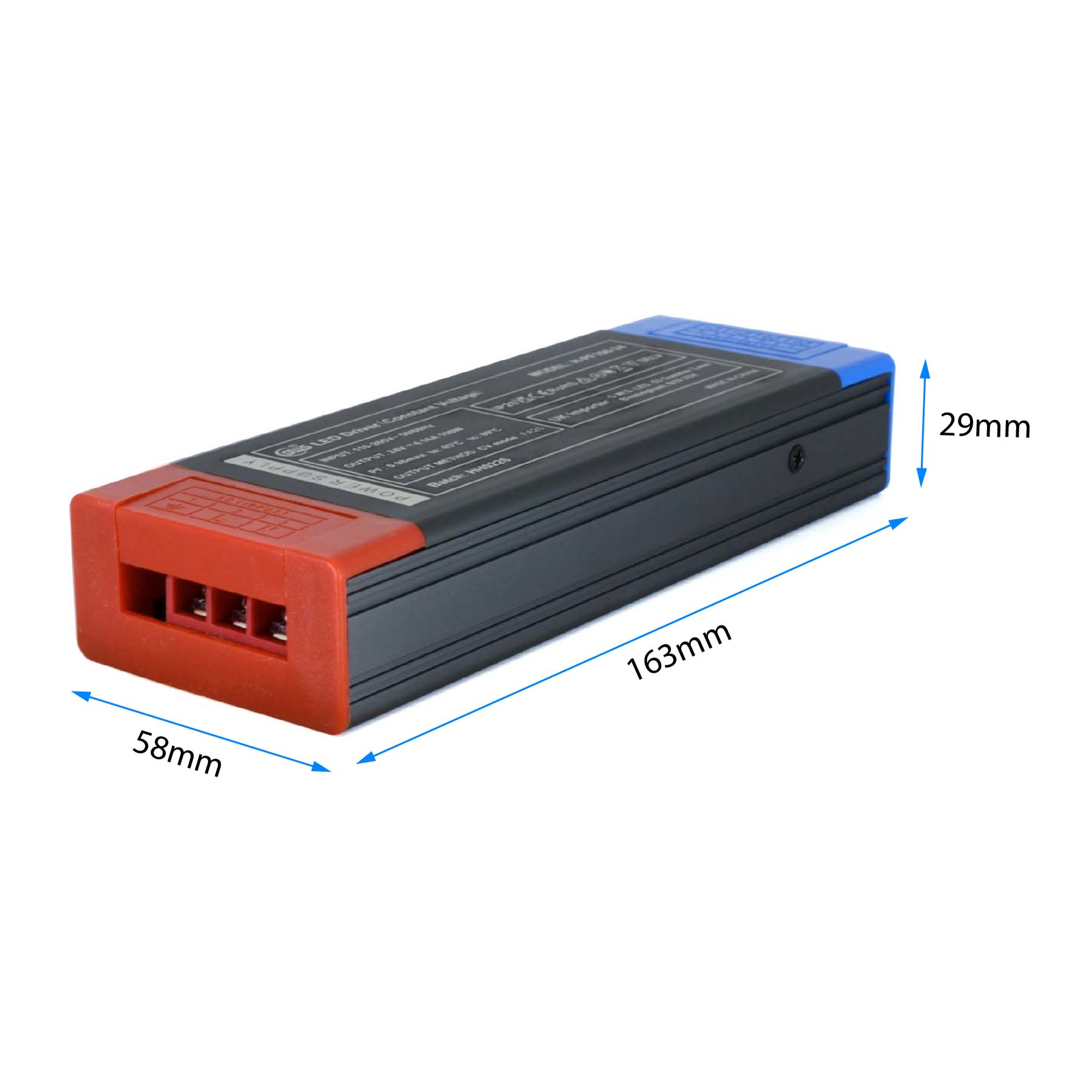 G.W.S. LED 24V / 100W LED Slim Power Supply Transformer DC 24V 100W 4.16A IP20
