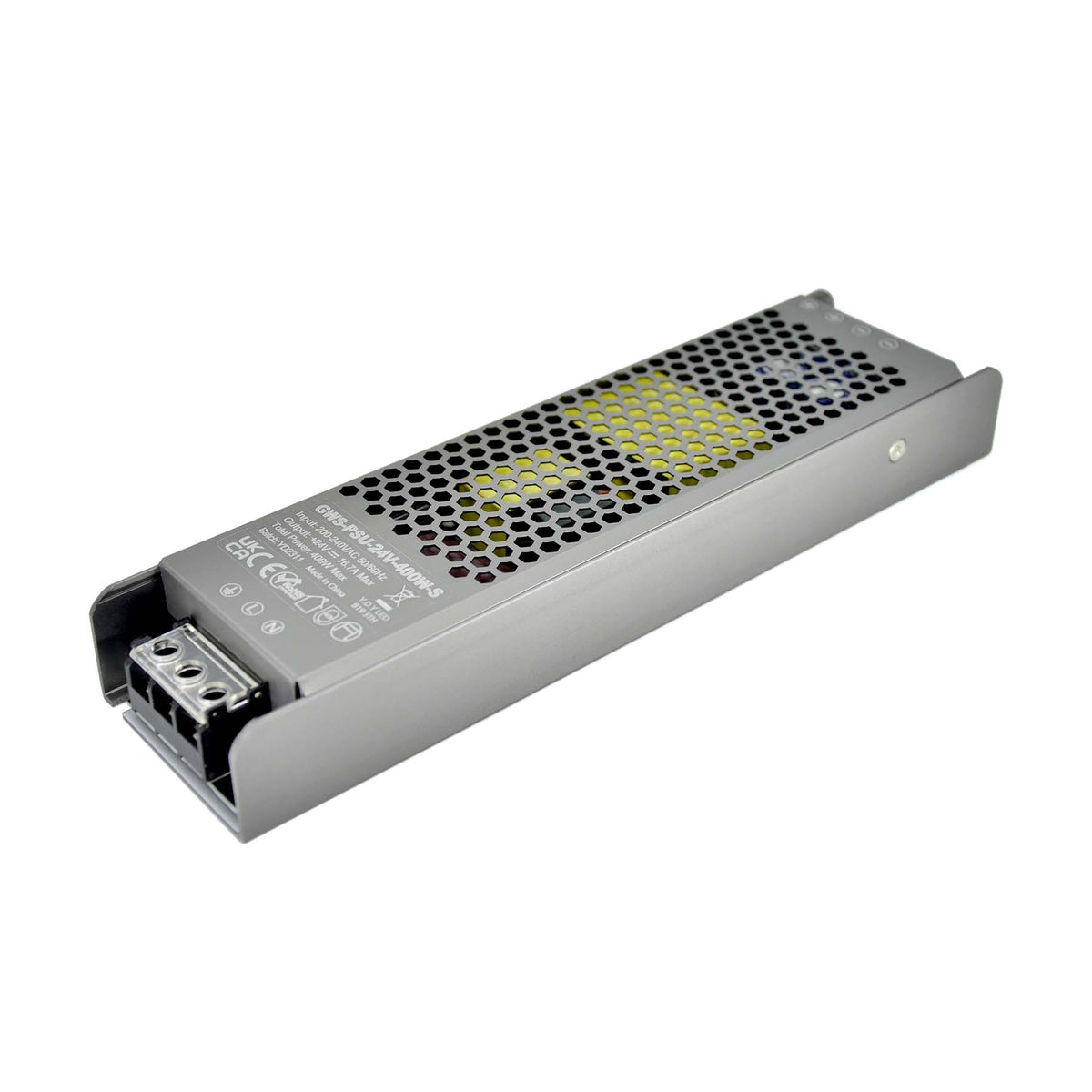 G.W.S. LED 24V / 400W LED Slim Driver 24V 400W Non-Waterproof