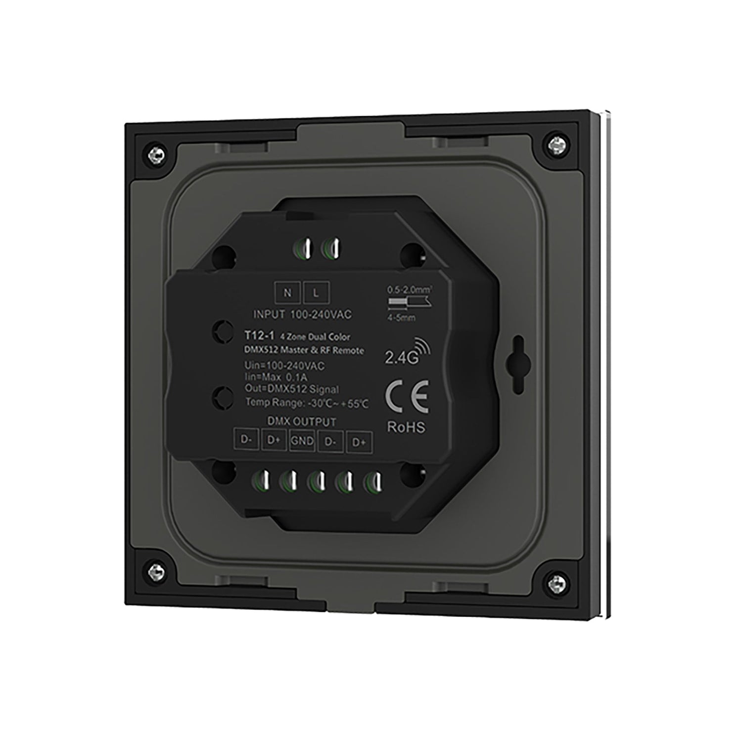 Zone Command Remote 4 Zone CCT Remote Control 2.4GHz RF 100-240V AC Input T12-1