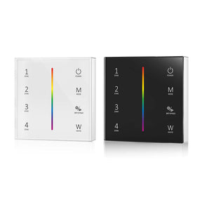 G.W.S. LED 4 Zones RGB/RGBW Touch Panel Remote Control (2*AAA Battery) T24