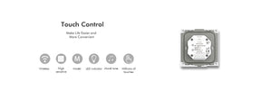 G.W.S. LED 4CH*3A 12-24V DC CV RGBW Touch Panel Controller T4-1