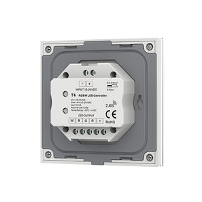 G.W.S. LED 4CH*3A 12-24VDC CV RGBW Touch Panel Controller T4-1