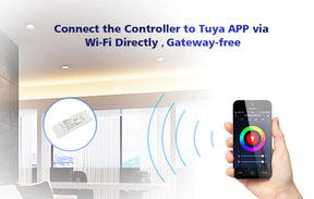 G.W.S. LED 5CH*6A 12-48VDC WiFi & RF 5 in 1 CV Controller V5-L(WT) (Tuya App)