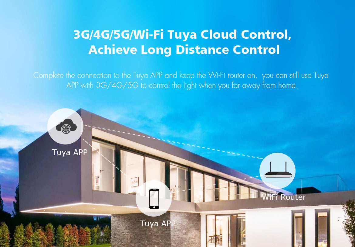 G.W.S. LED 5CH*6A 12-48VDC WiFi & RF 5 in 1 CV Controller V5-L(WT) (Tuya App)