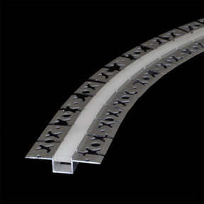 G.W.S. LED Bendable Plaster-In Trimless Recessed LED Aluminium Profile 55x12.9mm (329-C5513)
