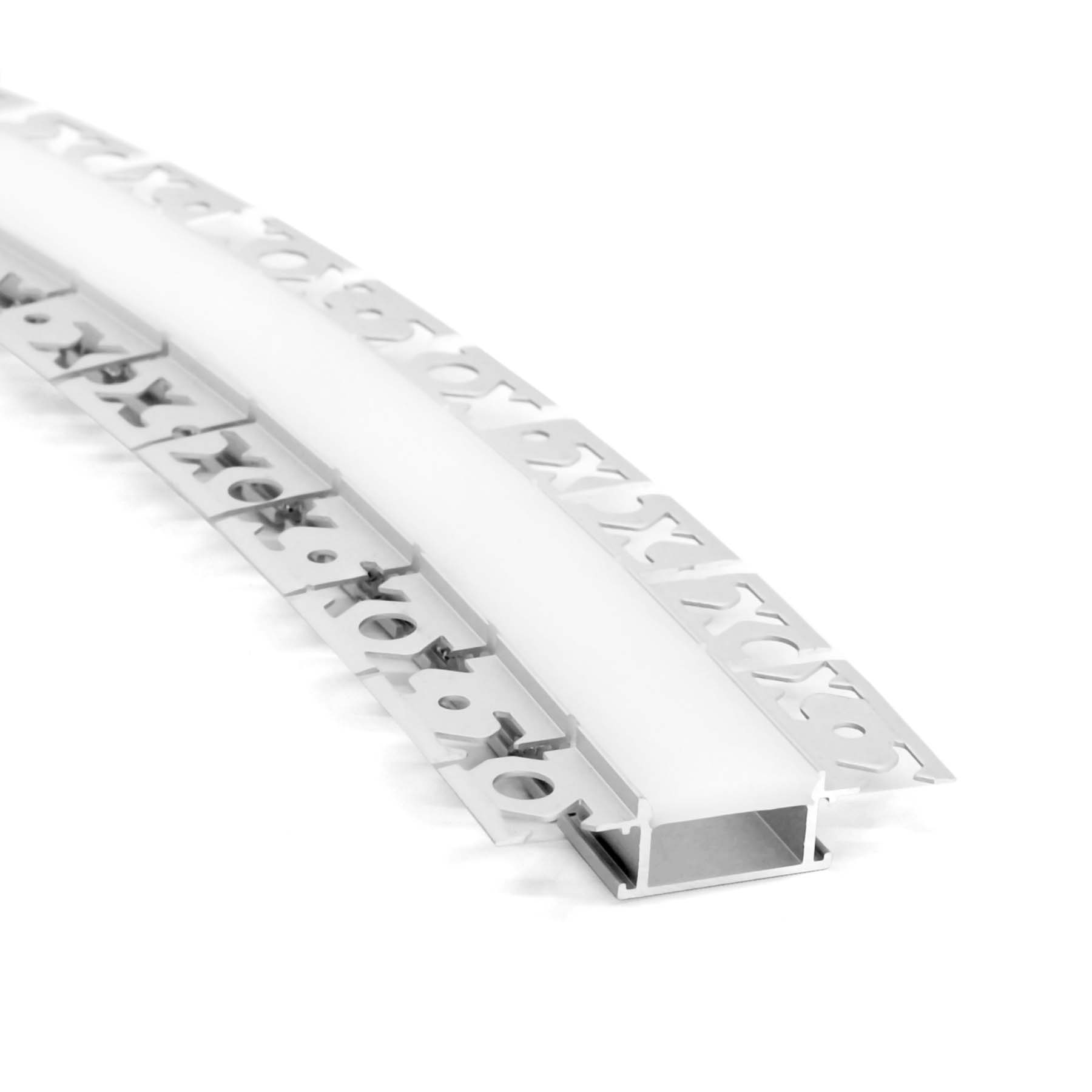 Recess Plaster Bendable Plaster-In Trimless Recessed LED Aluminium Profile 61.45x14mm