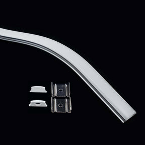 G.W.S. LED Bendable Surface Mounted LED Aluminium Profile 18x5mm (552)