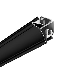 G.W.S. LED Black / 1M / 1 Coving LED Aluminium Profile 58.5x58.5mm (368-C5858)