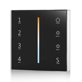 G.W.S. LED Black 4 Zones Colour Temperature Remote Control (2*AAA battery) T22
