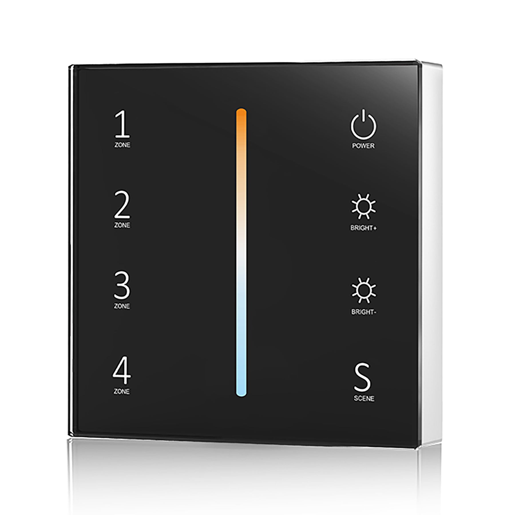 G.W.S. LED Black 4 Zones Colour Temperature Remote Control (2*AAA battery) T22
