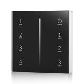 G.W.S. LED Black 4 Zones Dimming Remote Control (2*AAA Battery) T21