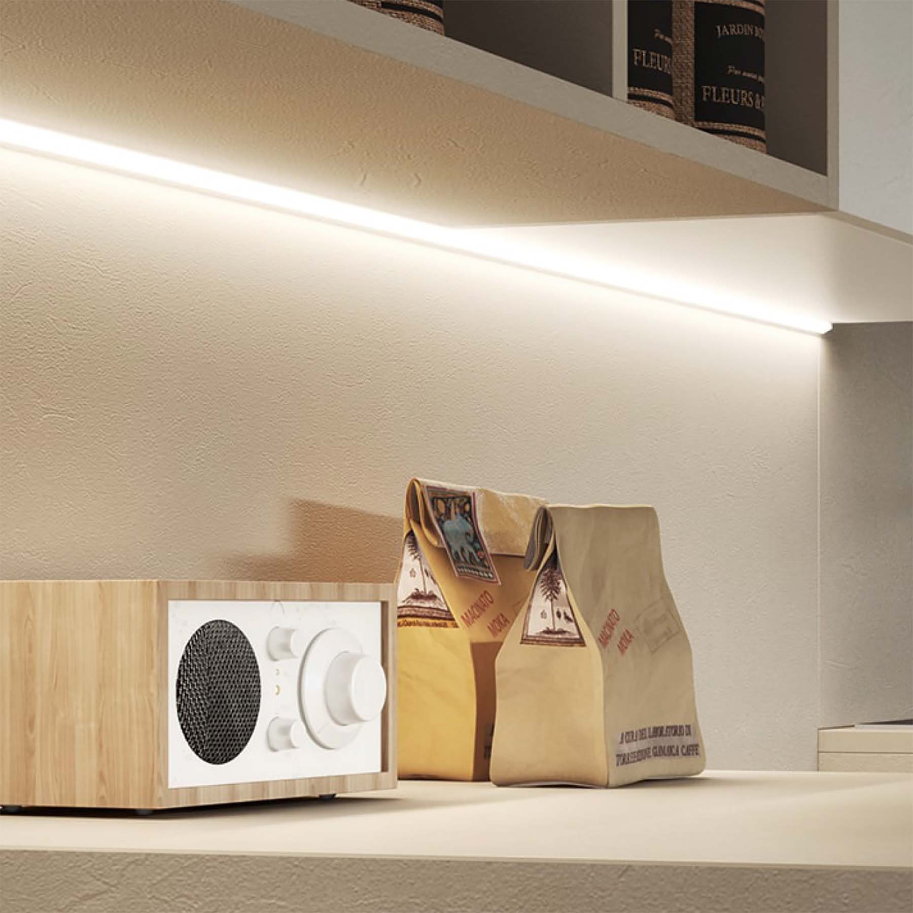 G.W.S. LED Corner LED Aluminium Profile 008-M1616 (POS)