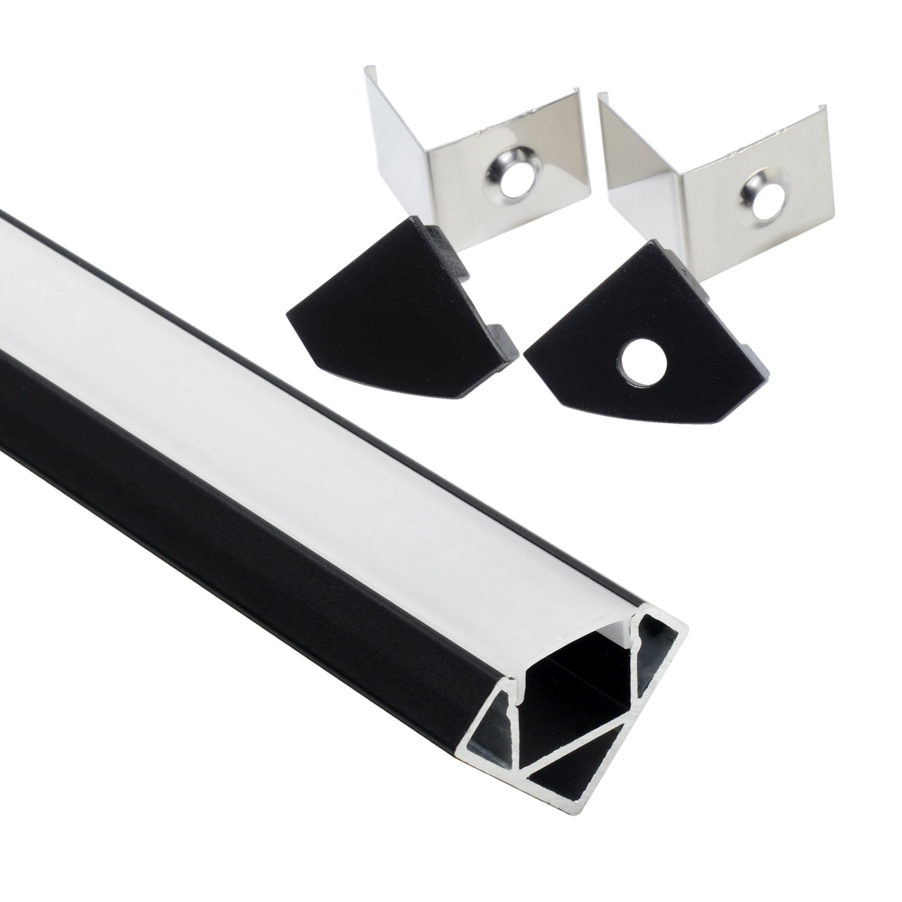 G.W.S. LED Corner LED Aluminium Profile 18.2x18.2mm (011-M1818)