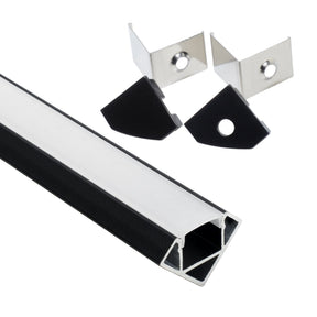 G.W.S. LED Corner LED Aluminium Profile 18.2x18.2mm (011-M1818)