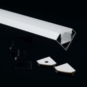 G.W.S. LED Corner LED Aluminium Profile 18.2x18.2mm (011-M1818)