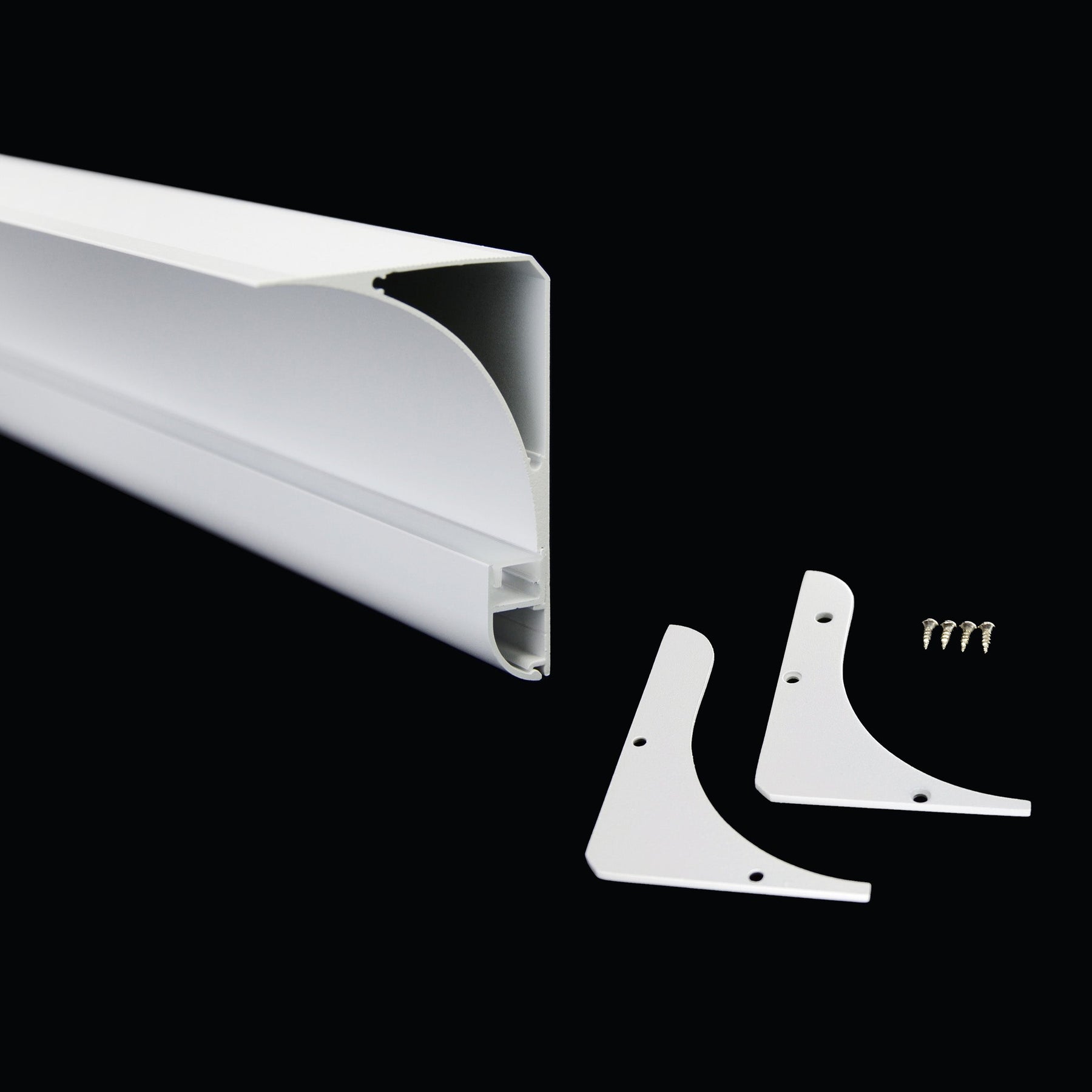 G.W.S. LED Coving & Skirting LED Aluminium Profile 60x80mm (294-C6080)