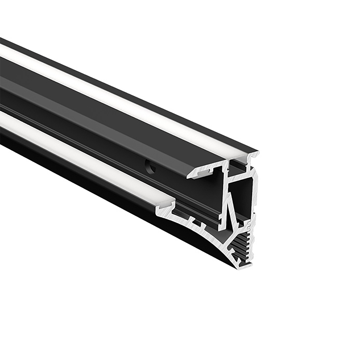 G.W.S. LED Glass Shelf LED Aluminium Profile 51x49mm (305)
