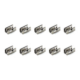G.W.S. LED H - Mini Recessed/Surface Mounted / 10 Mounting Bracket Clip For LED Aluminium Profile Light