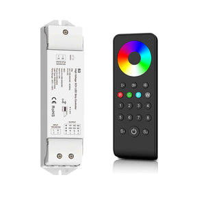 G.W.S. LED LED 100-240V AC RGB/RGBW Controller S3 + 8 Zone Remote Control RS8